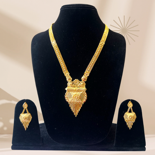 1gm gold Plated long Necklace