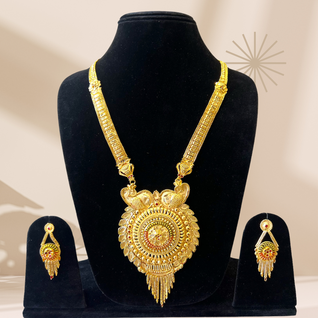 1gm Gold Plated Long Necklace