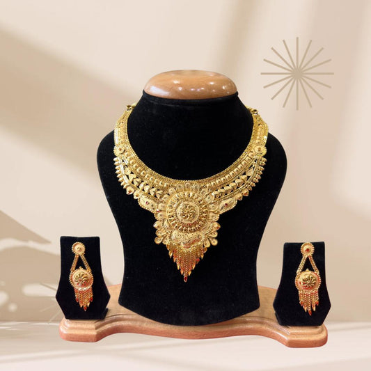 Superior Quality Gold Plated Necklace for Women - Style GPN107