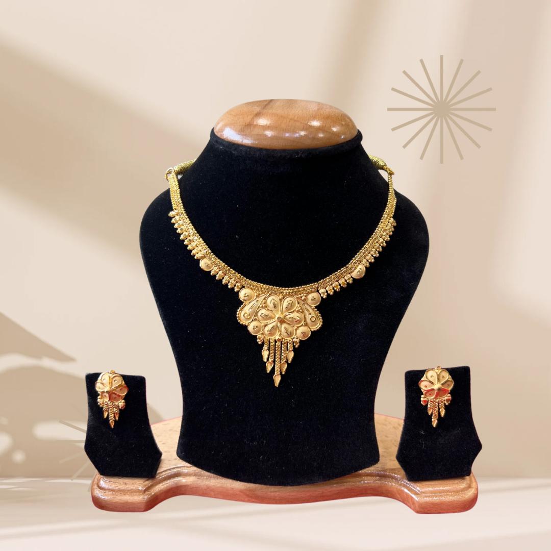 Superior Quality Gold Plated Necklace for Women - Style A106