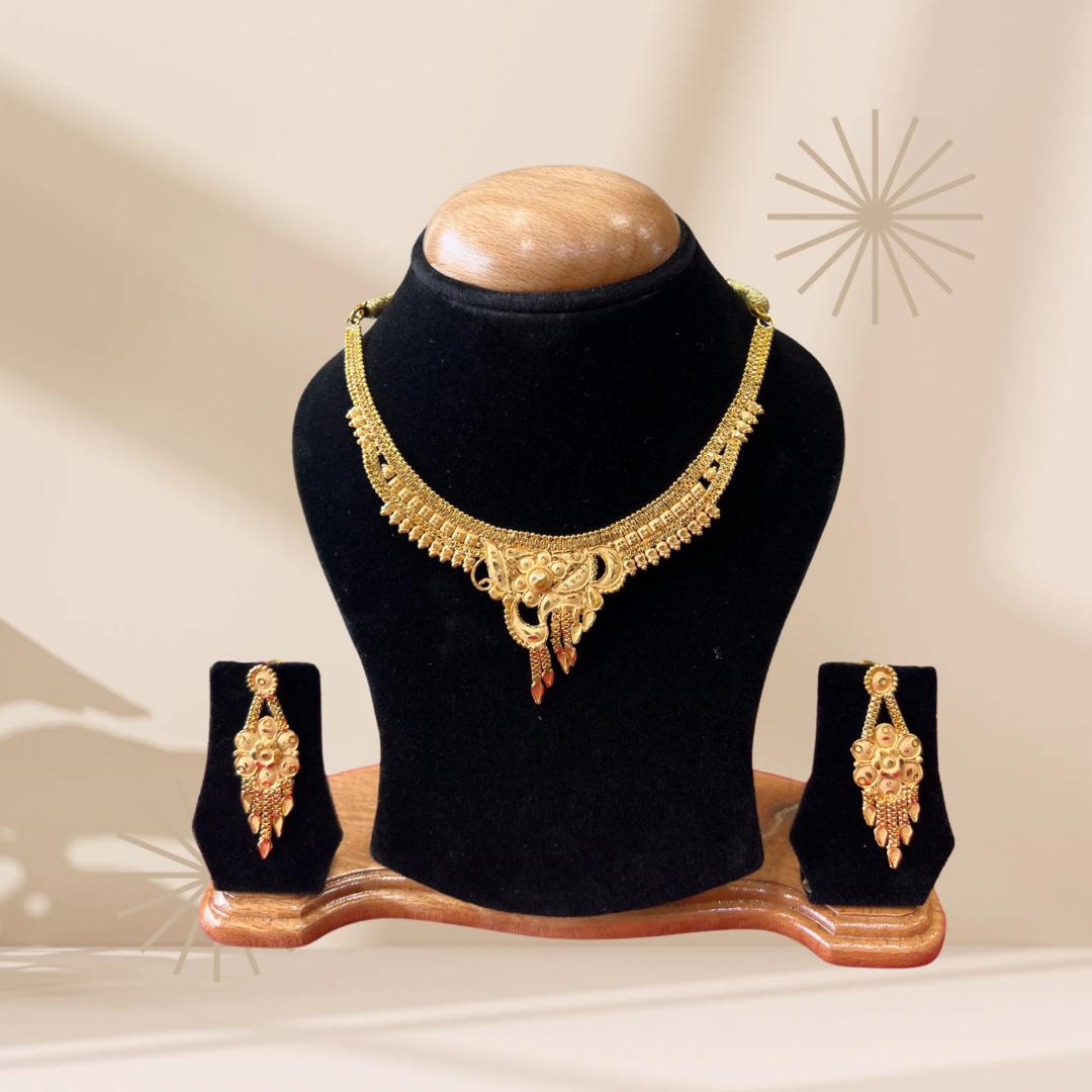 Superior Quality Gold Plated Necklace for Women - Style A101