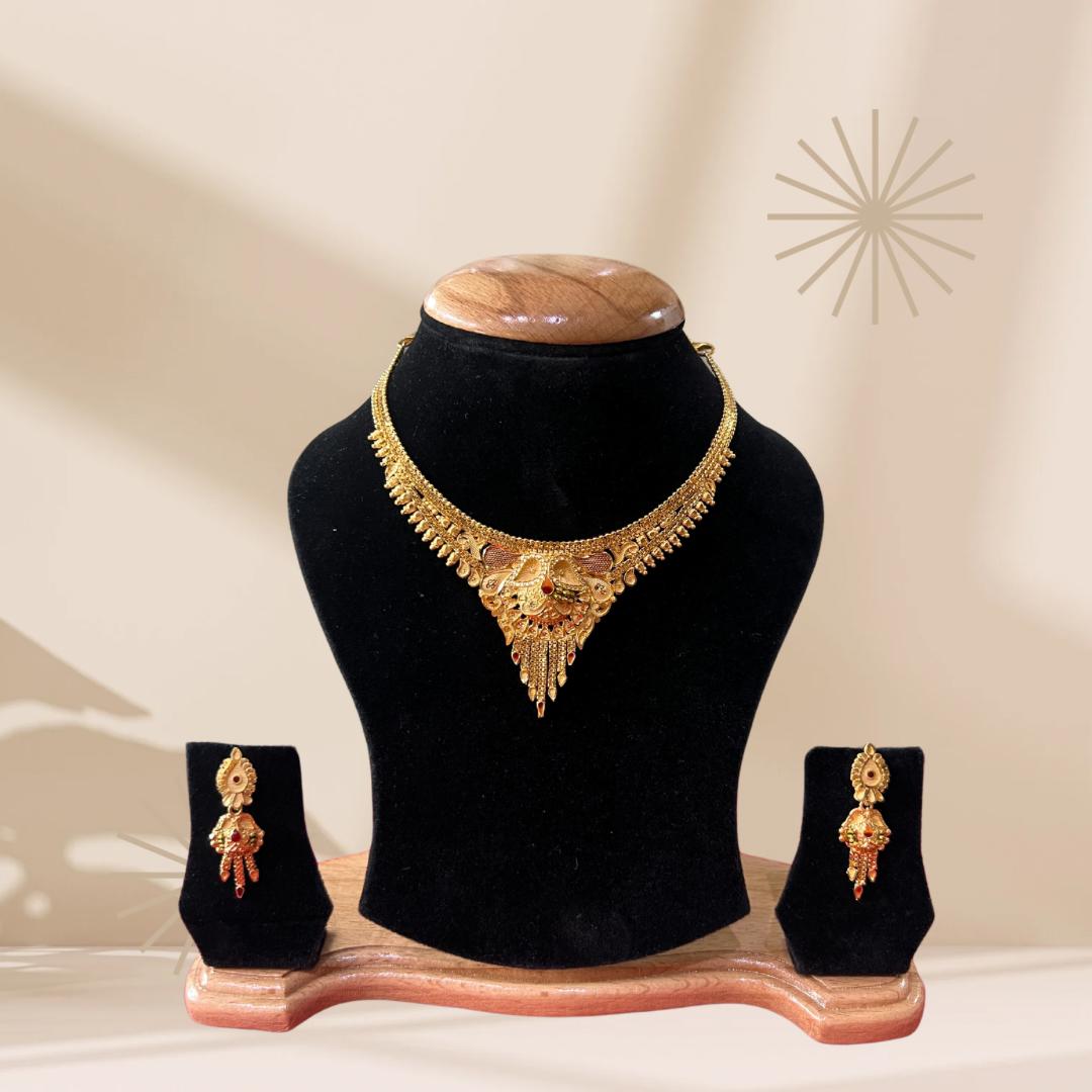 Superior Quality Gold Plated Necklace for Women - Style A102