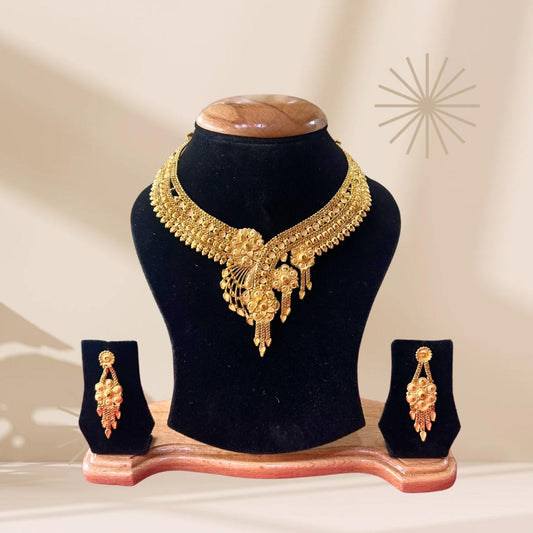 Superior Quality Gold Plated Necklace for Women - Style A103