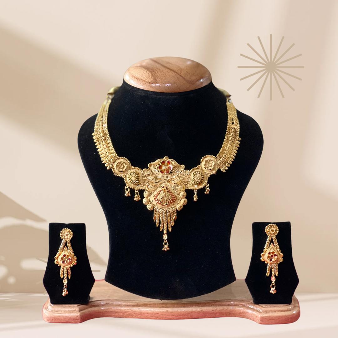 Superior Quality Gold Plated Necklace for Women - Style A104